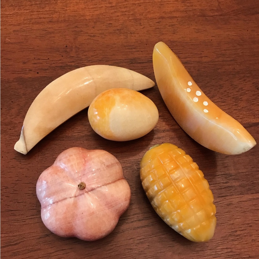 Assortment of MARBLE FRUITS